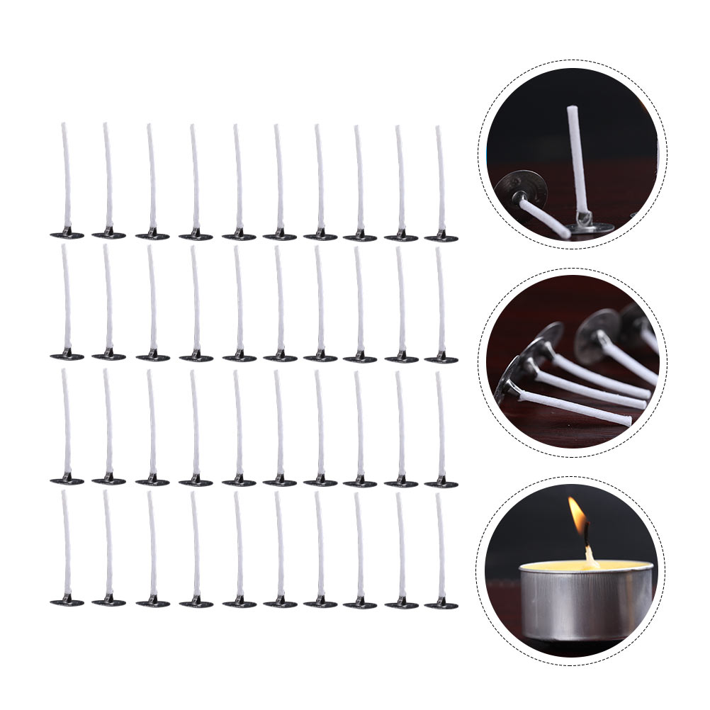 200pcs DIY Candle Making Wicks Candle Wicks with Tabs Birthday Party Supplies
