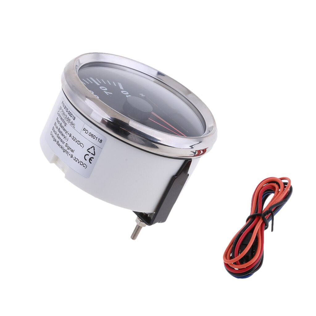 Waterproof 85mm Marine Tachometer Boat Tacho Gauge with Hour Meter 0-8000RPM 9V-32V #1