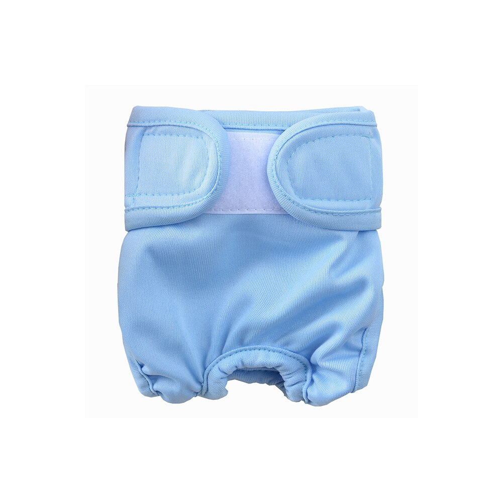 Training Water Absorbent Home Washable Camping Pet Dog Diapers Travel Portable Adjustable Soft Multifunction Car Interior: Blue / S