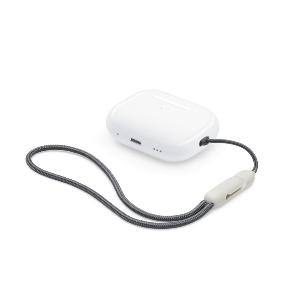 Doorzichtig zacht TPU-oortelefoonhoesje met draagkoord voor Airpods Pro 2 2e generatie 2022, transparant TPU schokbestendig hoesje, accessoires