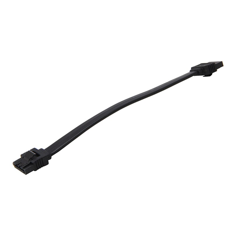 6 zoll 6 Gb/s SATA3 seriell ATA DATEN kabel w/ verriegeln Verriegelung für PC Laptop SATA 3,0 SATAIII 6 gbps HDD Festplatte Festplatte/SSD-Schwarz
