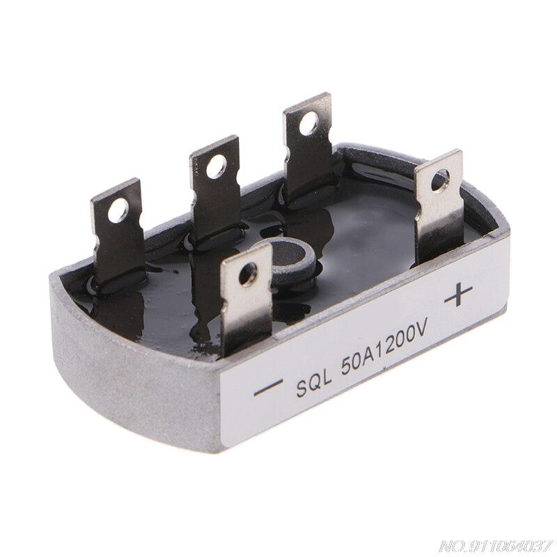 50A 1200V Aluminum Metal Case 3 Phase Diode Bridge Rectifier 50Amp SQL50A Module N23 20