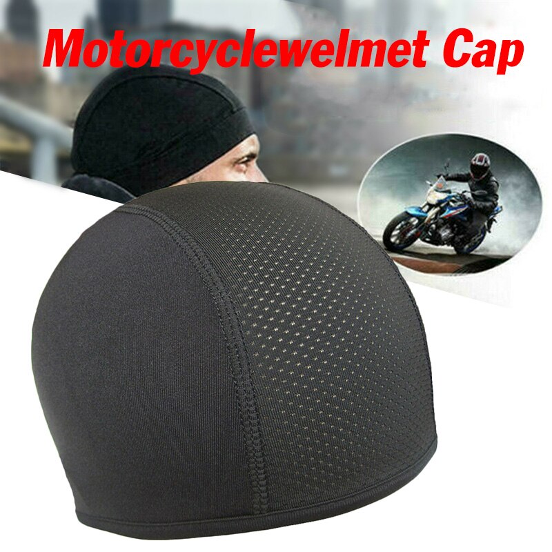 Motorhelm Innerlijke Cap Hoed Snel Droog Ademende Hoed Beanie Cap Voor Helm Dome Cap Vochtregulerende Zomer