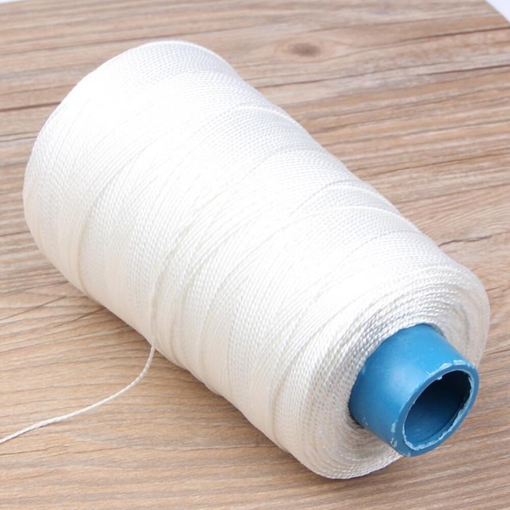 Fils à coudre en Nylon solide et Durable de 300M pour cuir, fil ciré pour la réparation de chaussures, outil de couture à la main: white