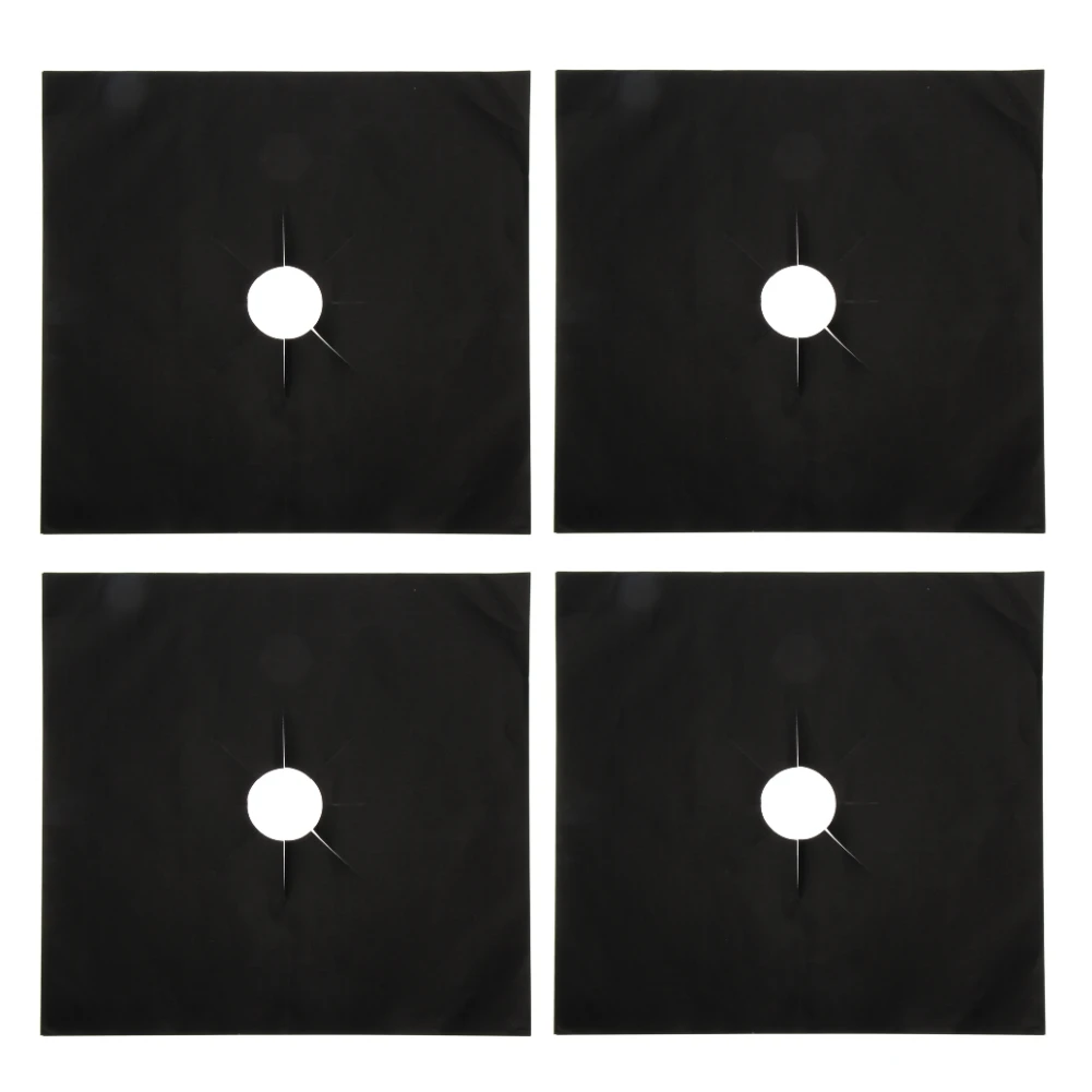 Tampa Protetora Fogão a Gás, Folha de Queimador, Esteira de Fogão, Almofada Limpa, Panelas De Cozinha, Reutilizáveis, 1-8 Pcs: vinho