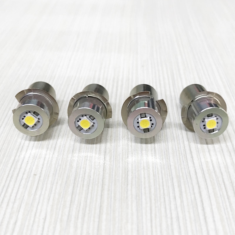 1w P13.5s 3v 3.7v (3.4-4.2 v) 4.5v 6v 7v 9v 12v 15v lampe de poche LED ampoules de torche avec épister puces lampe de poche LED ampoule 1watt