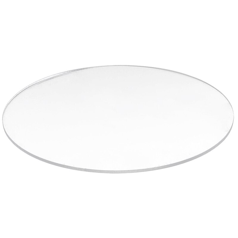 Trasparente m di spessore Specchio Acrilico rotondo Disco Diámetro:200 millimetri