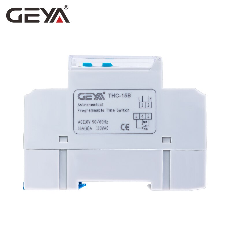 GEYA THC Astronomical Timer Switch LCD Display 16A 20A 30A Latitude Switch 110V 220V Programmable Timer