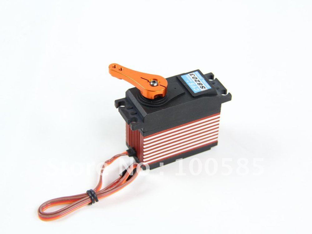 CNC 17T metal gear servo arm (For 22kg/40kg steering servo) for 1/5 scale HPI KM baja 5b - Silver/Orange 95184