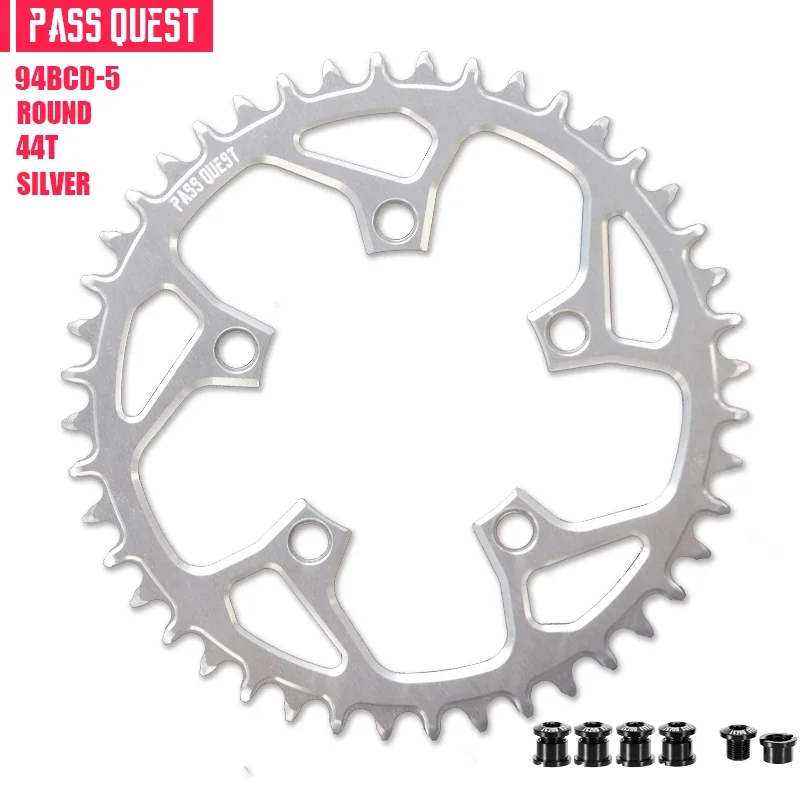 Pass Quest 94 Bcd Kettingblad 5 Bout Rond Smal Breed Kettingblad 32/34/36/38/40/42/44/46T Voor 10/11/12 Speed Fietsketting