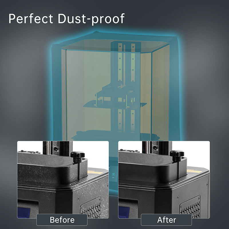 DLP LCD fotocurado impresora 3D fuego polvo luz y aislamiento térmico cubierta protectora para Elegoo Anycubic Phrozen CREALITY 3D