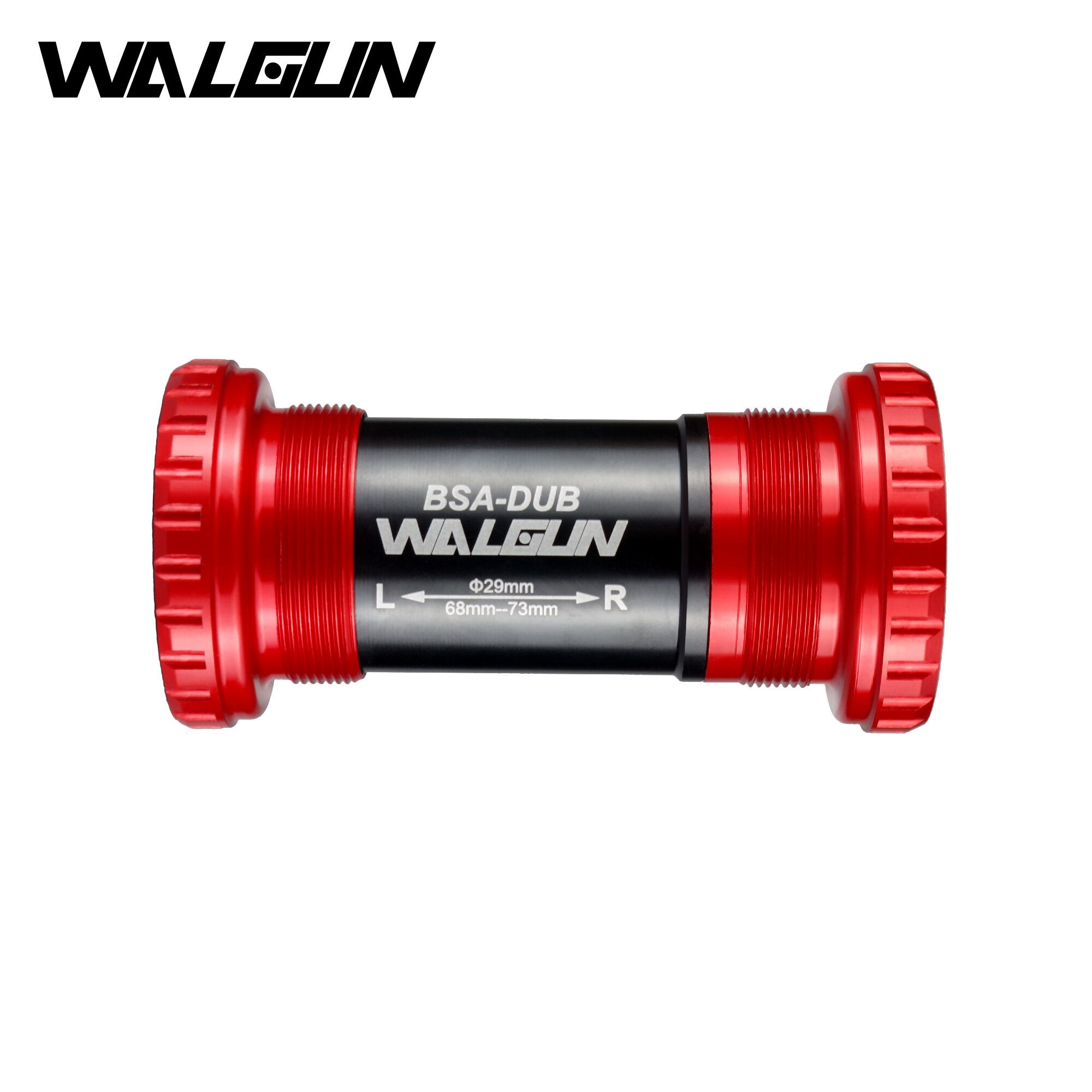 WALGUN bike Bottom Brackets Threaded BSA 29mm Ceramic Road MTB Mountain Bike BSA DUB BB for X01 Eagle Red Bicycle Crankset: BSA DUB-RED