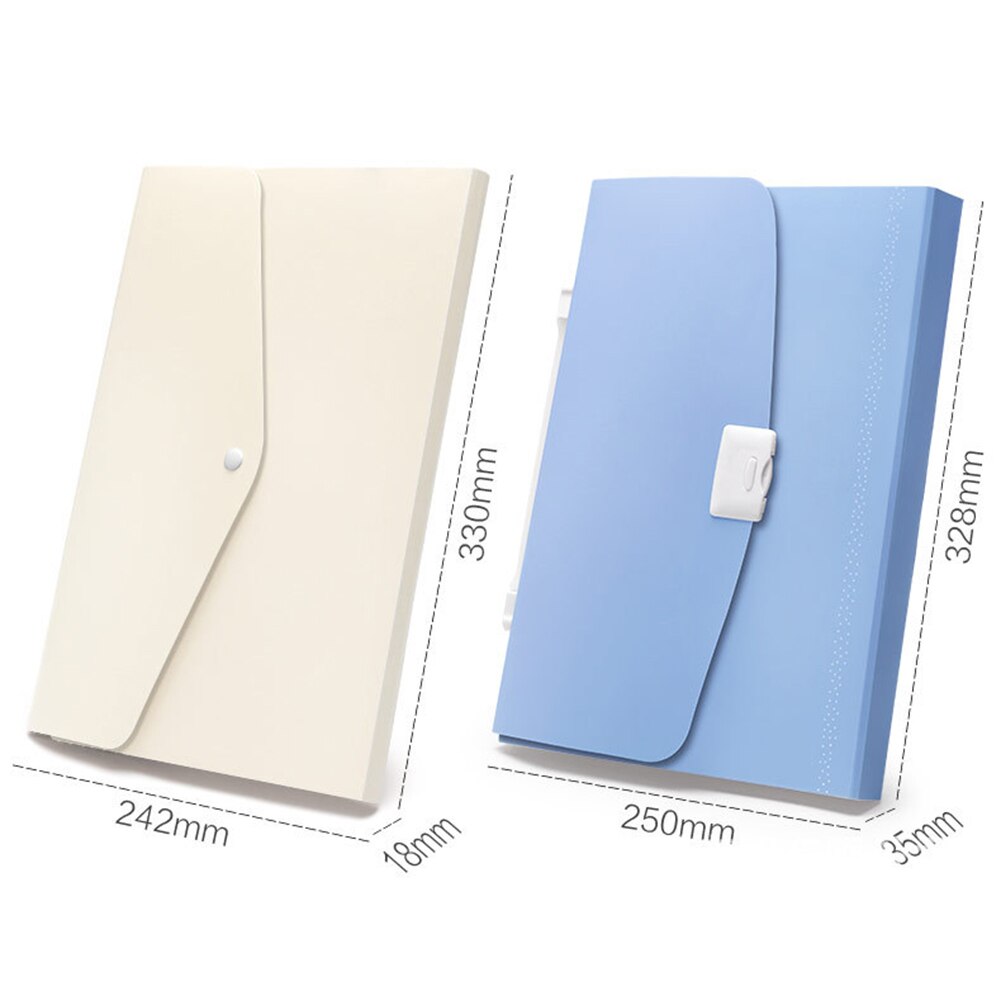 13 Grids Bestandsmap Handheld Orgel Doos Tas Waterdichte Organizer Opslag Houder Office Document A4 Papier Map Voor Zakelijke Man