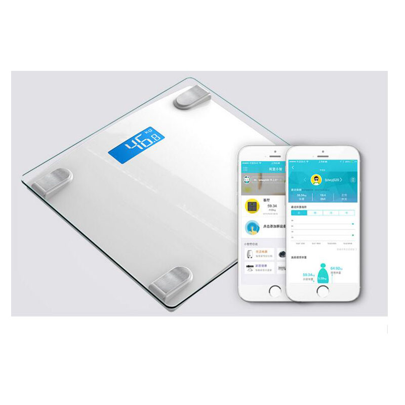 APP Bluetooth Smart Elektronische Weegschalen Gezonde Lichaamsvet Schaal Huishoudelijke Weegschaal Precisie LED Water Spier BMI Schaal
