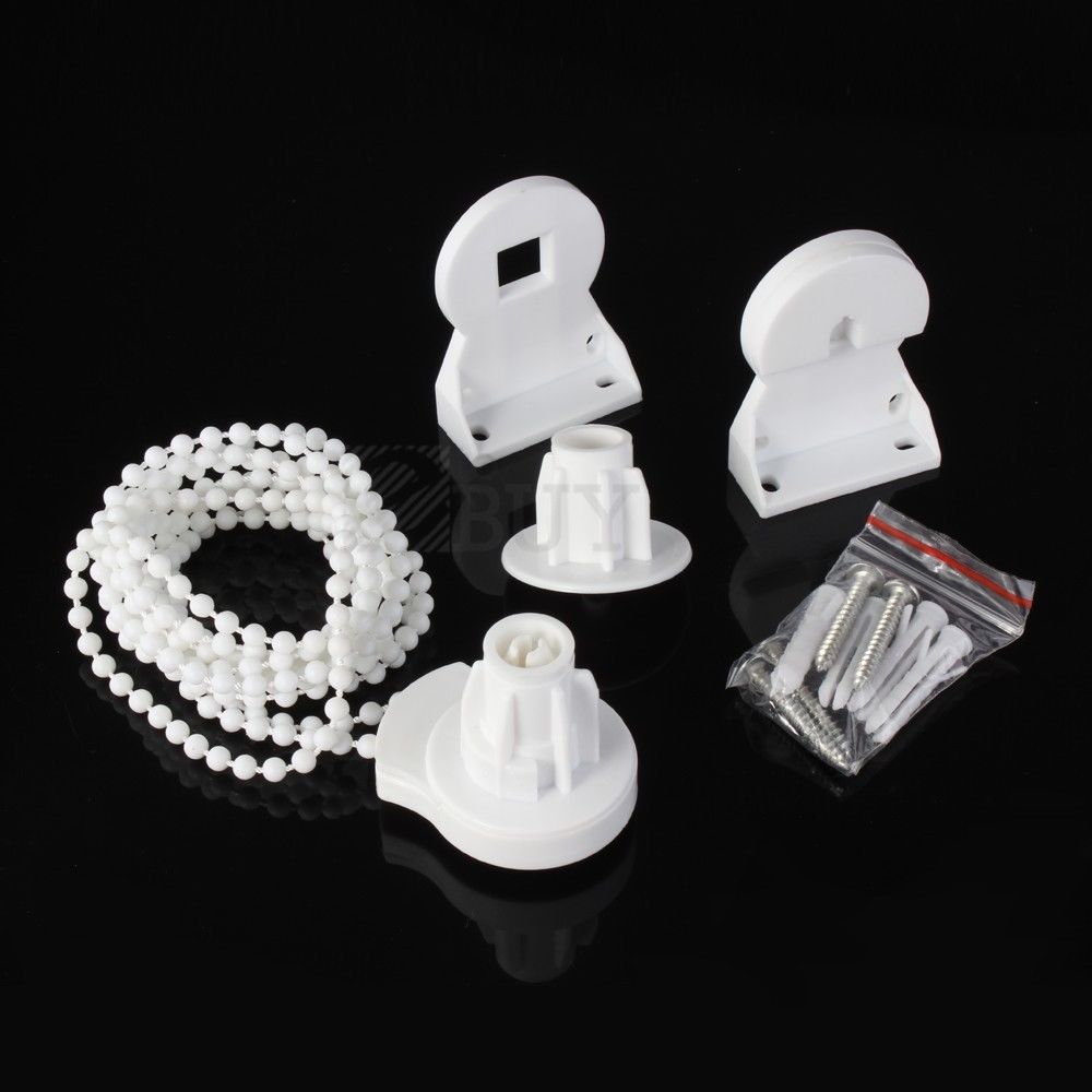 Vervanging 25mm Rolgordijn Koppeling Fitting Reparatie Kit + Beugels en Keten Gordijn Decoratieve Accessoires