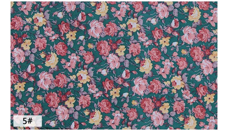 Vintage Rose Bloemen Stof Goedkope Peach Skin Stof Voor Gordijn Thuis Textiel Dunne Naaien Materiaal W40