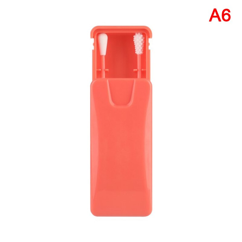 2/4Pcs/box Reusable Cotton Swab Cosmetic Silicone Buds Swabs Sticks: A6
