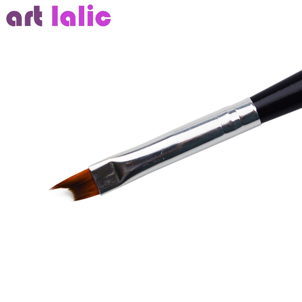 French Tip Nail Brush Half Moon Shape Shading Brushes Acrylic Painting Drawing Pen Manicure Nail Art Tool