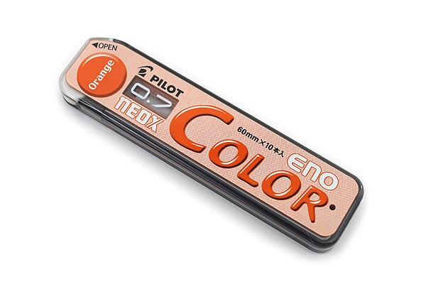 Pilot Color Eno Neox Mechanical Pencil Lead - 0.7 mm 8 tubes/lot Red/Violet/Blue/Soft Blue/Green/Orange School &amp; Office Supplies