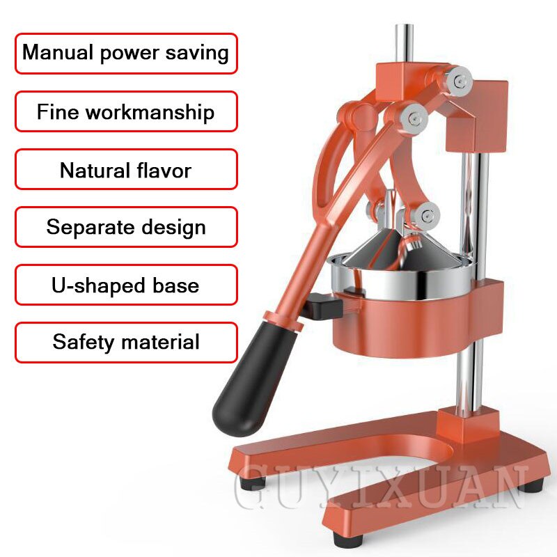 Manual stainless steel simple juicer multifunction lemon orange juice fruit juicer