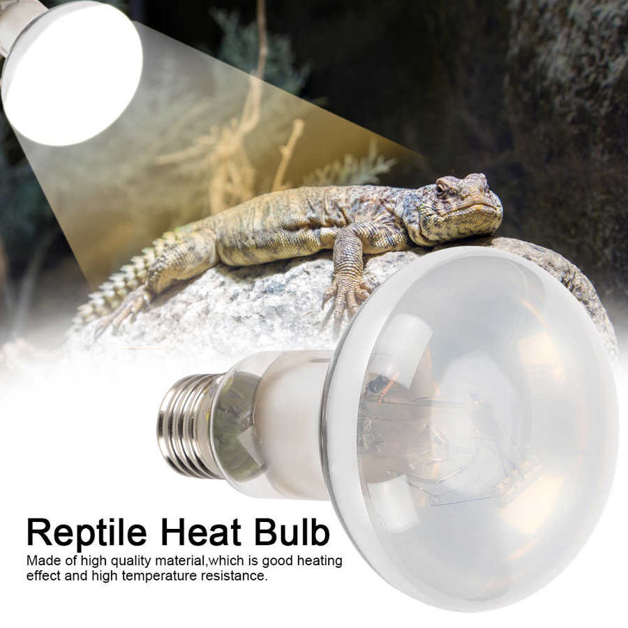Reptile Bulb Reptile Heat Basking Lamp Light Ultraviolet UVB Full Spectrum Solar Lamp (220V) Temperature Control Heat Bulb