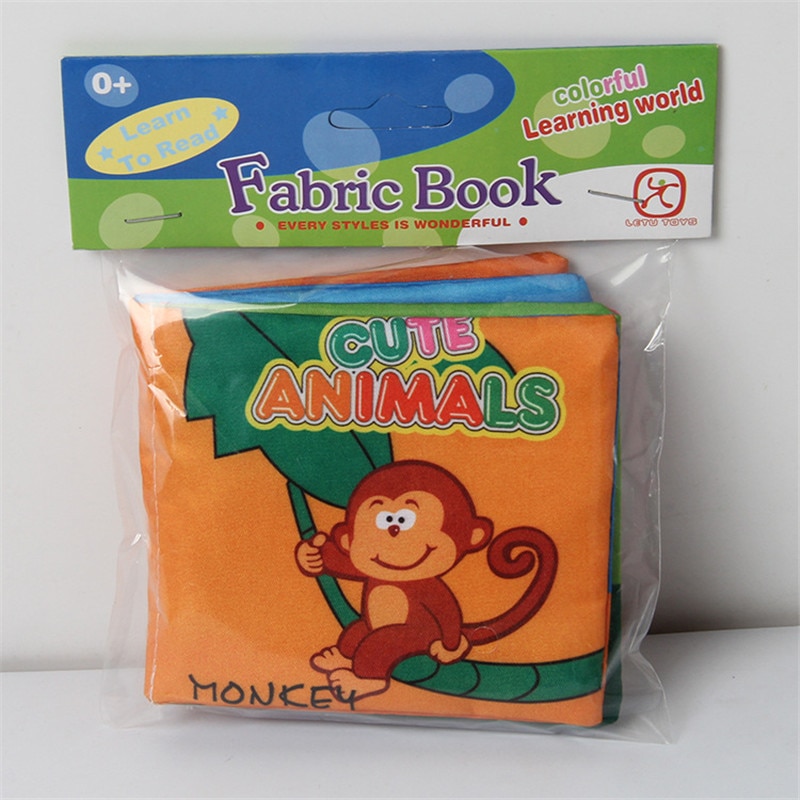 8 seiten Baby Spielzeug Infant Sun Tuch Buch Spielzeug Form Tier Anzahl Puppe Spielzeug Für 0-3Y Frühe Entwicklung Bücher Kinder