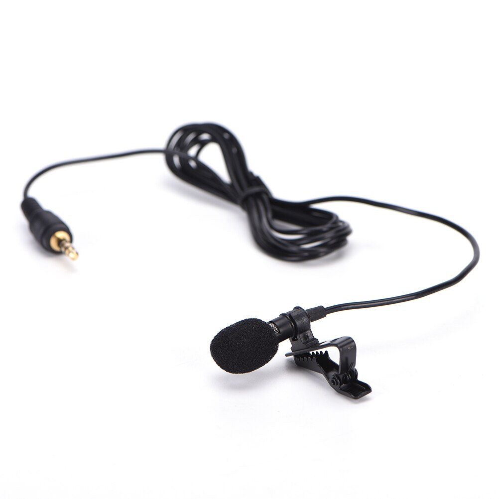 3.5mm mini kablet kondensator klipp-på lavalier mikrofon til smarttelefoner bærbar mikro