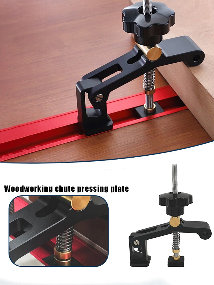 Aluminum Alloy Hold Down Clamp Woodworking Clamp Quick Adujust Foot Quick Acting Fast Woodworking Tool Kit Set Of Tools