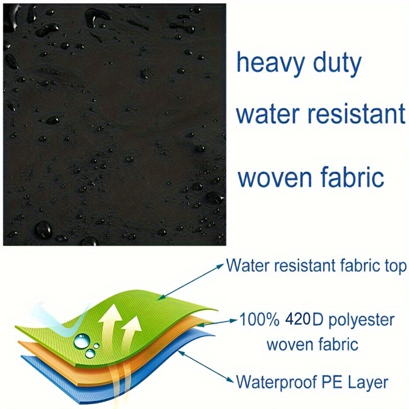 Overtræk til 600d terrassegynger, vandtæt gyngeovertræk til 3 personer, hængekøje, glidende baldakin, udskiftningsovertræk til slidstærkt uv-bestandigt vejrbestandigt