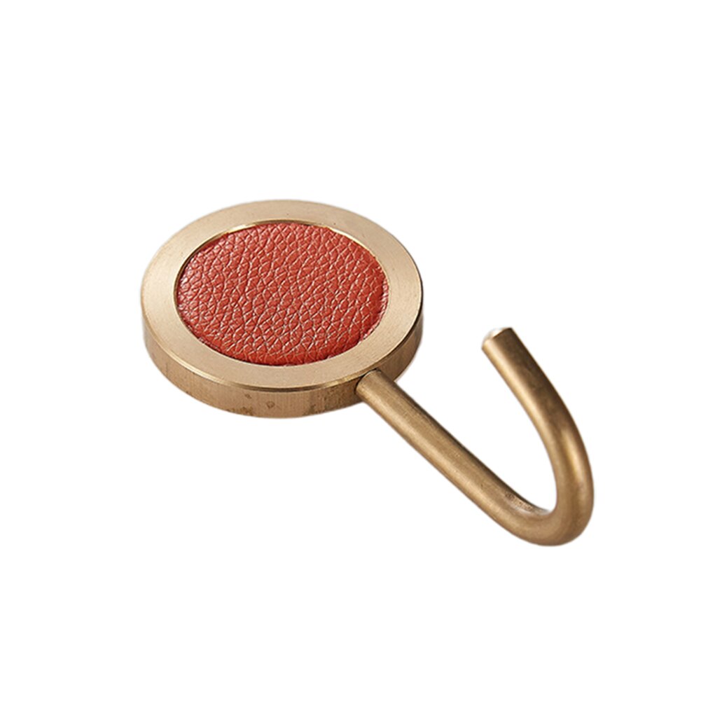 Stilfulde messing kroge til badeværelse væg krog håndklæde krog kappe til væg hat krog krog krog guld krog til taske nøgler små kroge: Orange skal