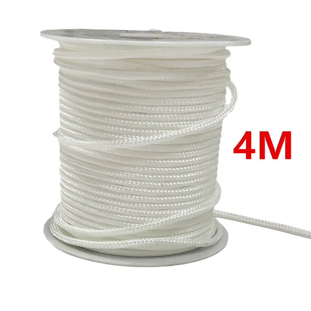 Nylon startsnor rekylsnor udskiftning til plæneklipper kædesav strimmer hækkeklippere 2.5mm 3mm 3.5mm 4mm: S / Brun