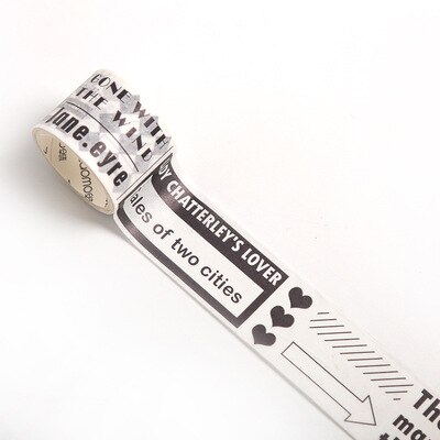 15-30mmx3M Half stad serie papier washi tape DIY Decoratieve scrapbooking sticker album Scrapbook masking tape plakband