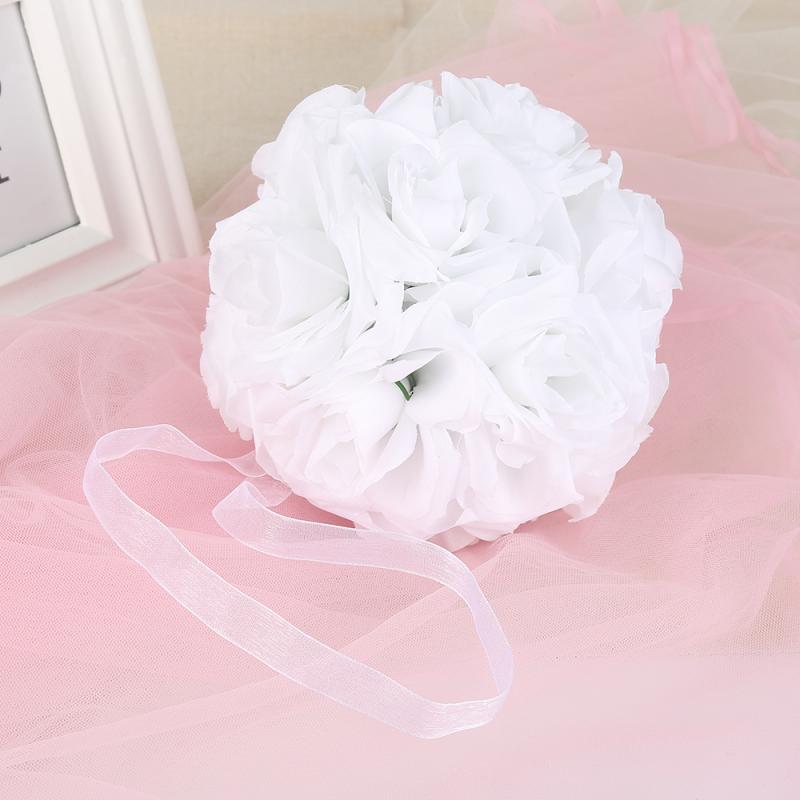 Simulation Of Encrypted Ball Flower Ball Centerpieces Cloth Rose Decorative Hanging Flower Ball Wedding Kissing Ball