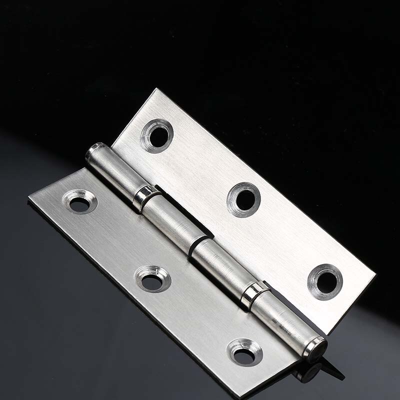 2PCS 2inch 2.5inch 3inch Stainless Steel Butt Hinges For Cabinet Doors/Windows Furniture Hardware Connector Free Screws
