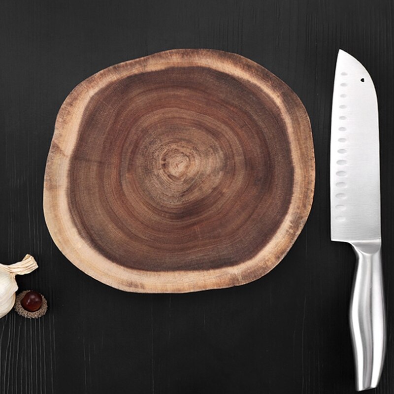 Log Cutting Board Cutting Board Cutting Fruit Board Thickened Wooden Cutting Board Household Cutting Board