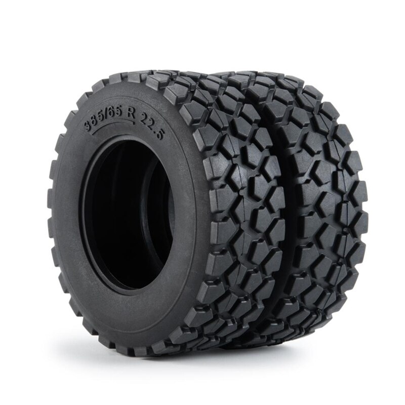 4 Stuks Rubber All-Terrain Banden Wheel Banden Dikker Verbreden 30Mm Voor 1/14 Tamiya Tractor Truck Rc Auto