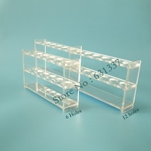 laboratory Mirrored Test Tube Rack Acrylic Nessler Tube Rack 12 holes .suit for 100ml nessler tube --Single