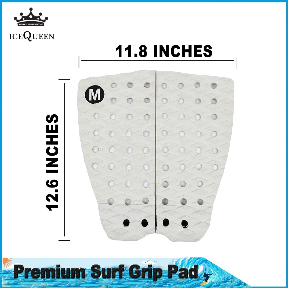 Almohadilla de tracción para tabla de surf y Skimboard, 3 piezas, con agarres adhesivos 3M, todas las tablas,