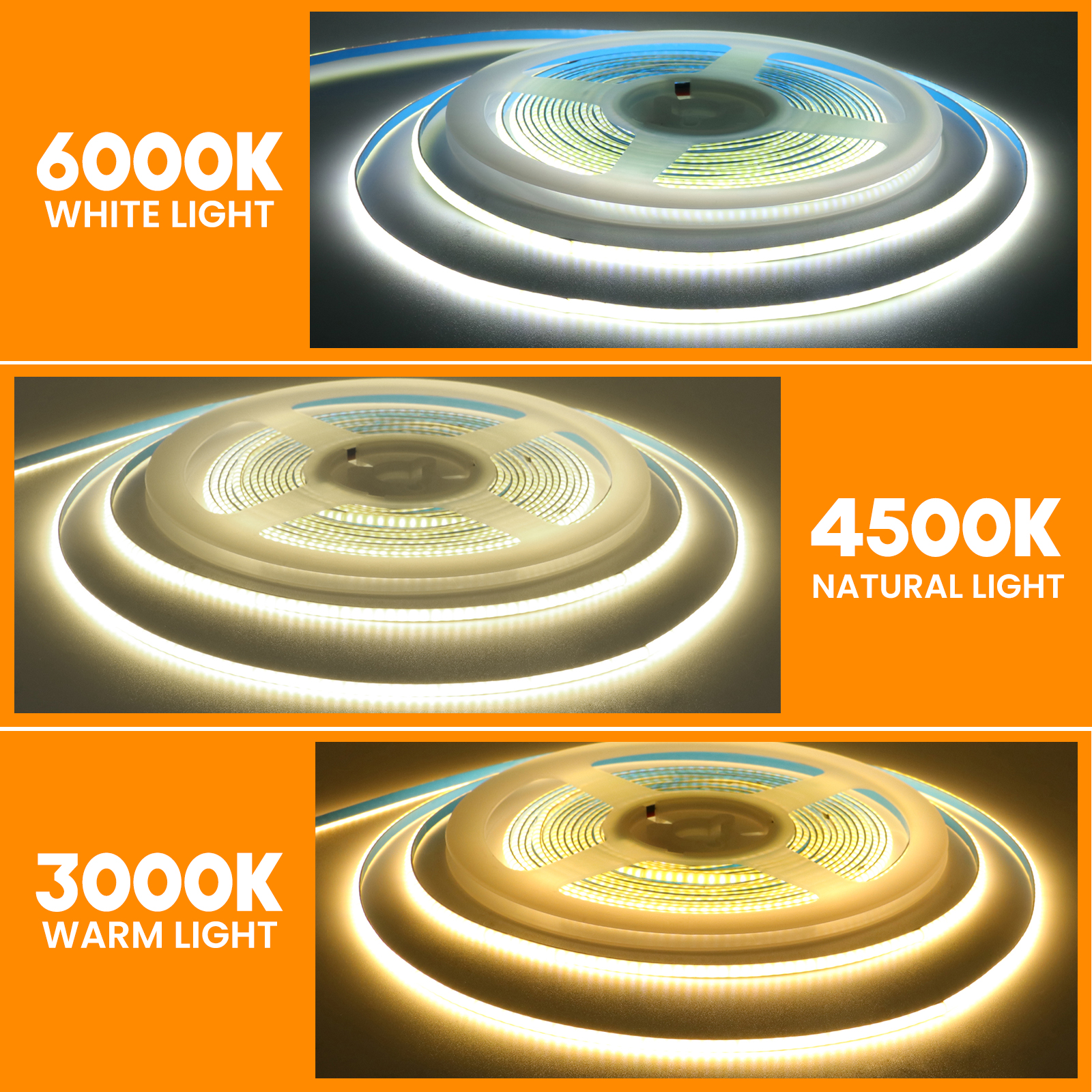 Dc 12V 24V Cob Led Strip Ultra Dunne 3Mm Pcb Breedte Fob Verlichting 384Leds/M CRI90 Hoge Dichtheid Led Tape Flexibele Liner Verlichting