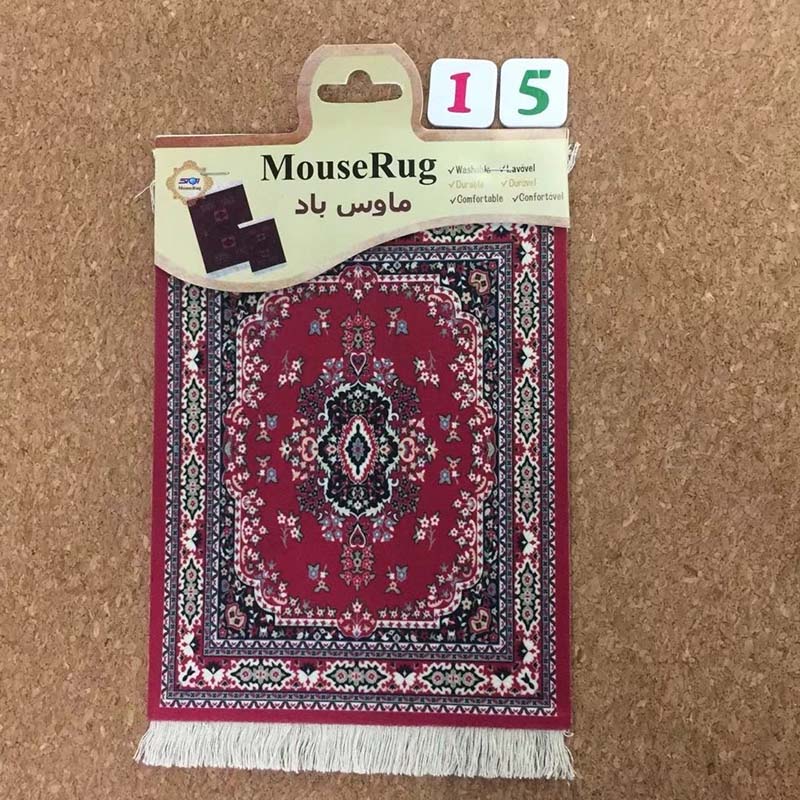 Persian Rug Mouse Pad For Desktop Coaster Carpets Computer Pad Small Carpet Mini Non-Slip Exquisite Table Mat Woven Mousepad Mat