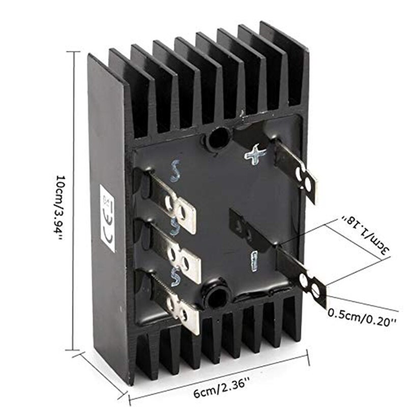 1Pc 3 Fase Diode Bridge Rectifier 150A 1200V SQL150A 200 Graden Aluminium Module Elektronische Componenten