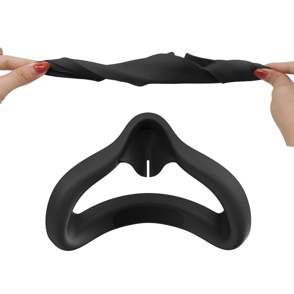 Meta vr-brille, mehrfarbige gesichtsabdeckung für oculus quest 2 , zubehör, ersatz-augenabdeckung aus silikon für oculus quest 2, hülle