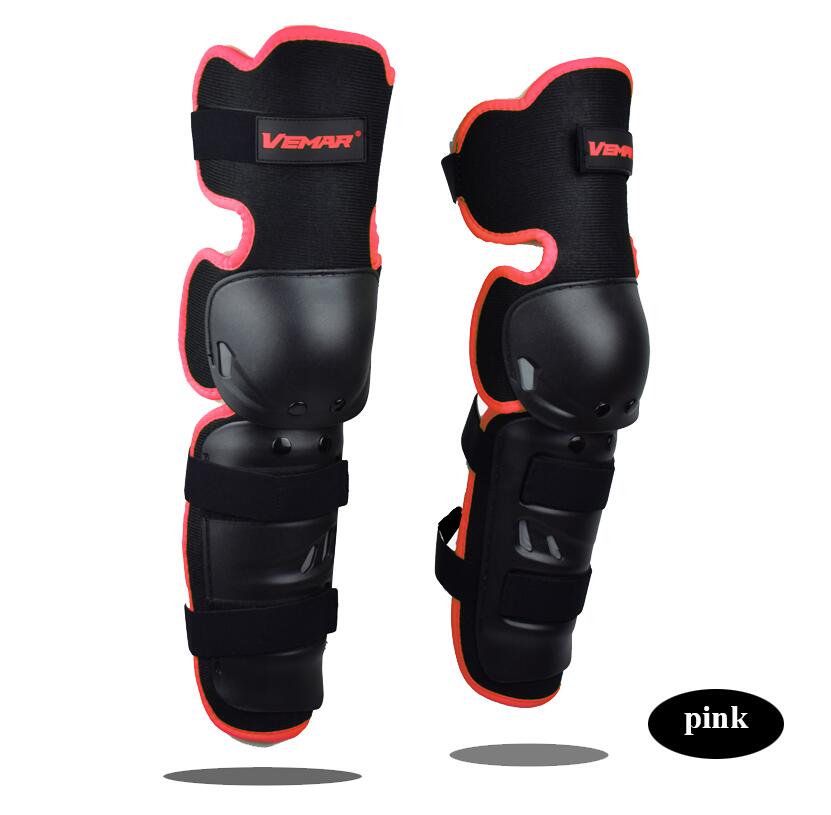 Vemar Warm Reflective Knee Protector Motorcycle kneepad MTB Kneepad Riding Guard MX Cycling Rodilleras Moto Motocross Gear: Pink