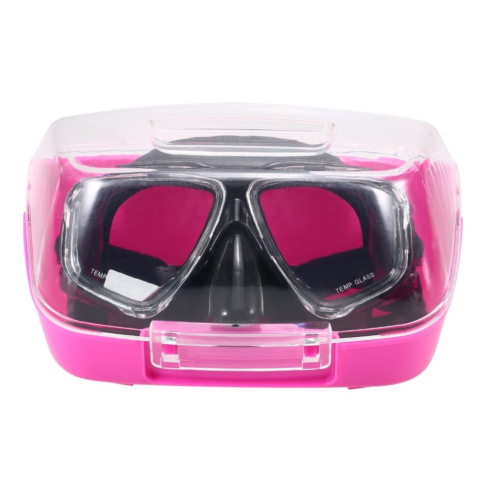 # Lixada Diving Mask Set Box Snorkeling Face Mask Case Scuba Swimming Googles Storage Box 7.6x4.1x4.3in PP