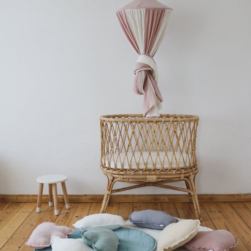 nordico Del bambino di colore Blocco Baldacchino Tenda di Zanzara Maglia cupola Presepe Letto Appeso Copriletto Tenda Della Principessa Biancheria Da Letto per Bambini
