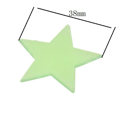 ABWE Beste 105 stücke Farbe Glow In The Dark Sterne Leuchtende Leuchtstoff Aufkleber Leucht spielzeug