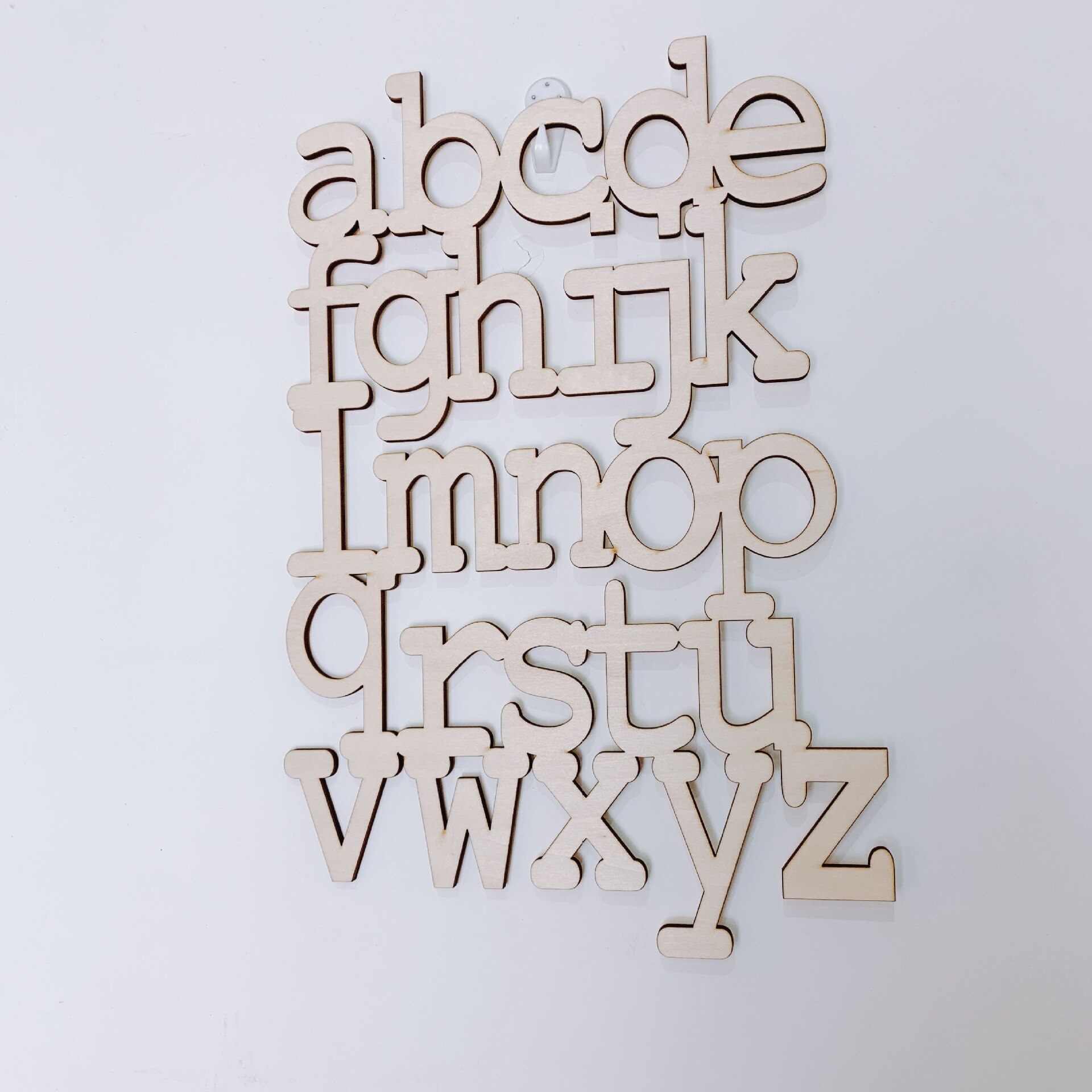 Decoración nórdica para cuarto de Bebé y Niño, tablero decorativo para habitación de niño y niña, letras de madera para el hogar: Azul real