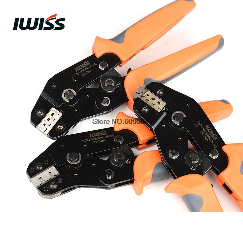 IWISS SN Series Ratchet Crimping tool Dupont XH2.54 ,PH2.0 2510 terminal Crimping Pliers Electrical SN-11011 SN-02C SN-06WFL