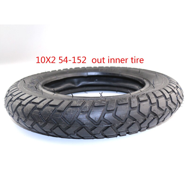 Pneu de 10x3.0, 10x2.50, 10x25, 10x2.125, 10x2, 10x, chambre à air pour Scooter électrique: 10X2 SET B