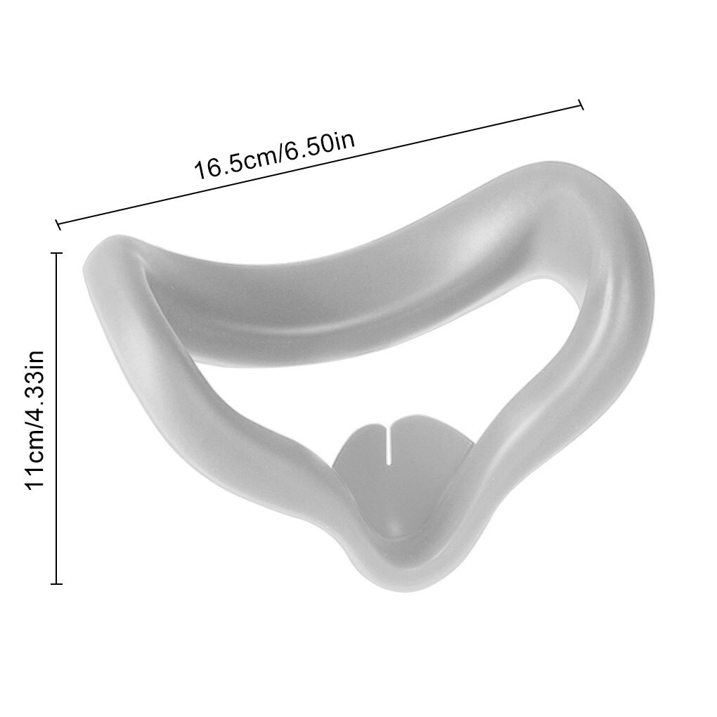 Øjenmaske cover pad til oculus quest 2 vr headset åndbart anti-sved lys blokerende øje cover til oculus quest 2: Hvid